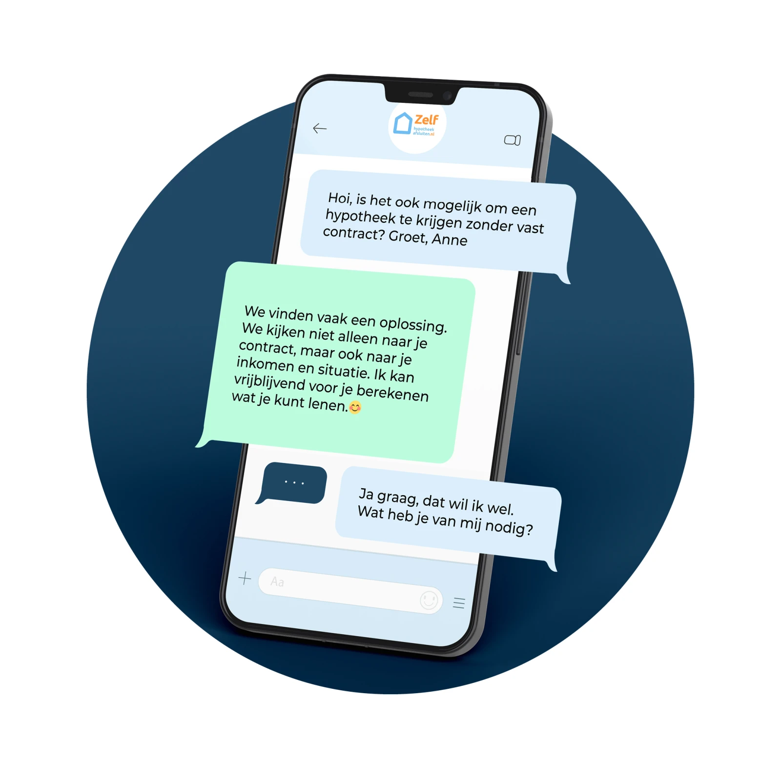 whatsapp hypotheekadvies aflossingsvrije hypotheek